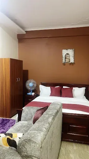 Cosy bedroom with warm tones
