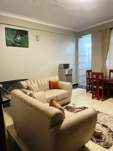 Apartment living and dining
